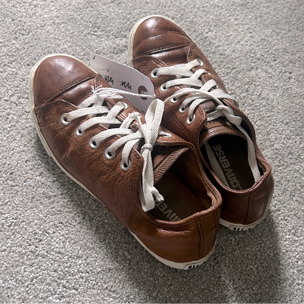Leather Converse All star leather Sneakers Size 6 - Picture 9 of 11